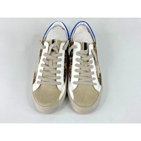 Shu Shop Women Leopard Star Sneaker Star Low Top NWT - Picture 3 of 7